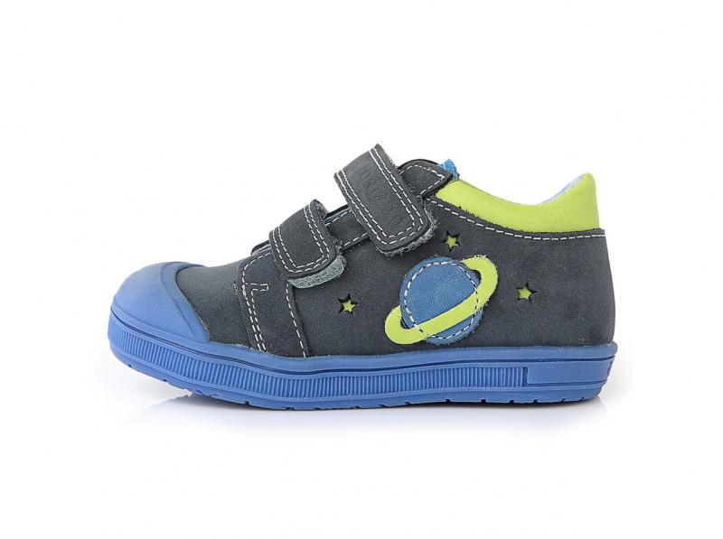 PONTE modro zelené chlapčenské supinované detské topánky so suchým zipsom 22-27 